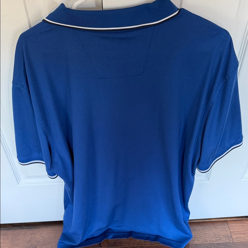 Nautica Classic Blue Navtech Polo Shirt - Picture 3 of 3